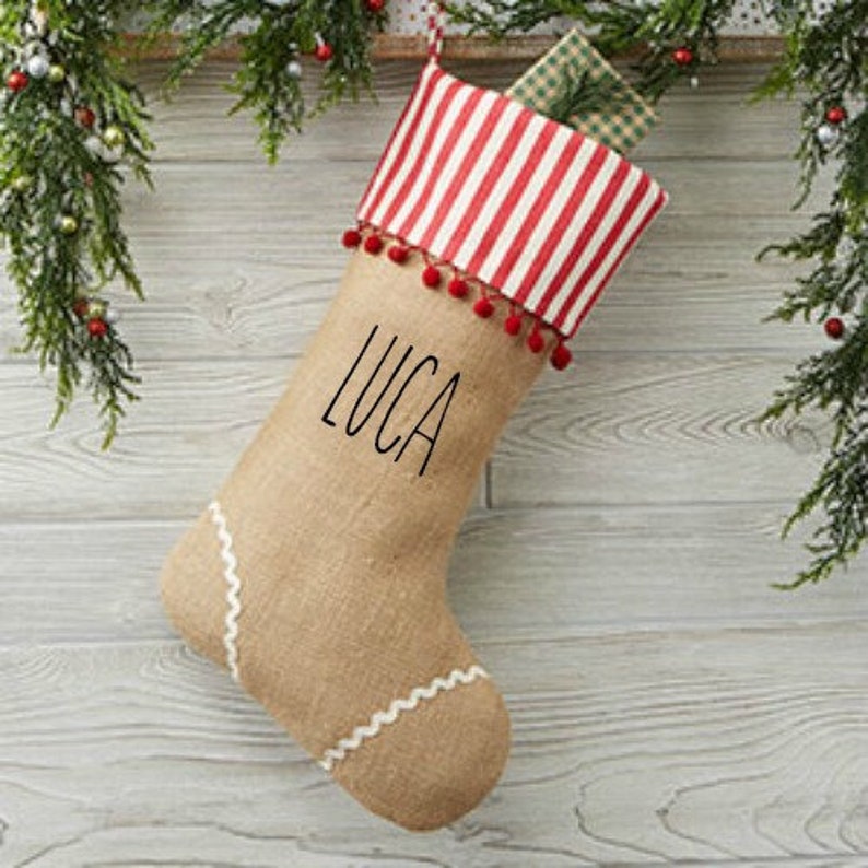 Rae Dunn Inspired Iron On Name decals Farmhouse Decor Heat Etsy