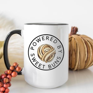 Powered by SWEET BUNS Sticker Swedish Cardamom Buns Vinyl all weather Stick On Nordic Pride