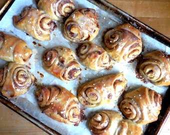 Kit de pâtisserie bricolage à la cardamome, rouleaux de café pulla finlandais, kit complet d'apprentissage de la pâtisserie, facile pour les débutants, cadeau de boulangerie scandinave