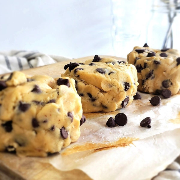 DIY Chocolate Chip Cookie KIT, Riesiges Levain-Keks-Kit zum Selbermachen zu Hause, Cookie-Mix-Liebhaber-Bastelset für Erwachsene, Erlebnisgeschenk