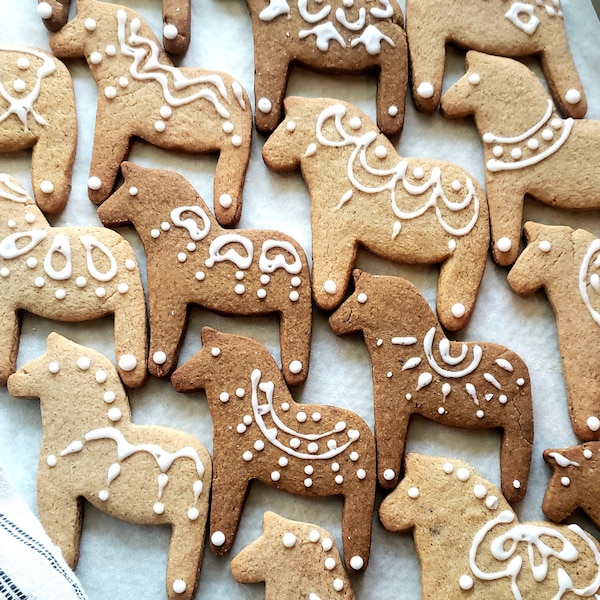 DIY Cookie Baking Kit, SWEDISH Gingerbread Cookies, Scandinavian Gingerbread Mix Gift, Nordic Baking Kit, DIY Craft for Christmas Family