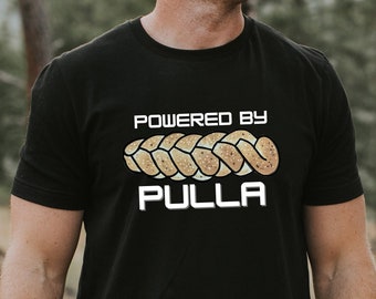 Powered by Pulla T-Shirt, Scandinavian Shirt Gift, Swedish Shirt, Nordic Pride Apparel