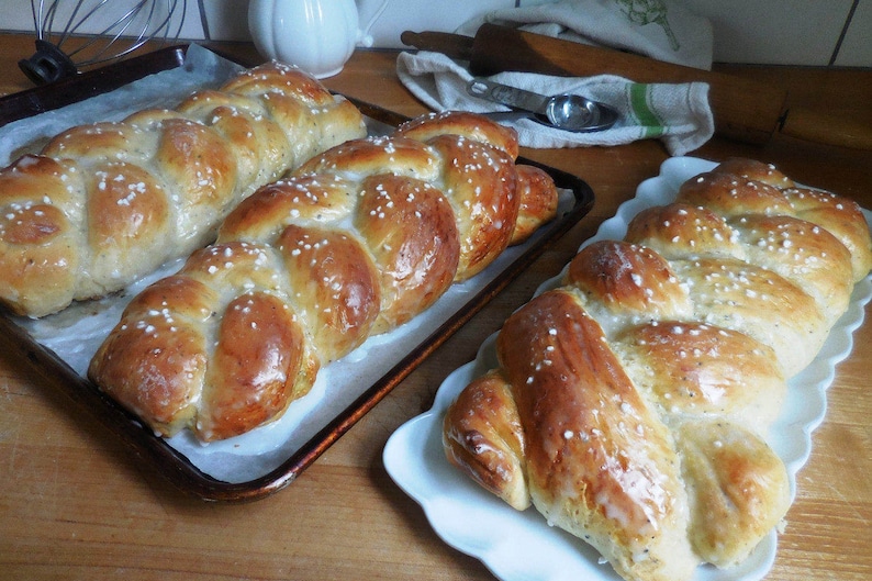 DIY Bread Baking KIT Cardamom Braid Swedish Christmas Gift Etsy