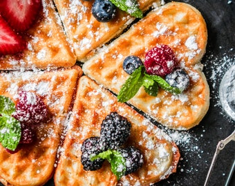 Swedish Cardamom Waffle Baking Kit: DIY Breakfast Gift Box