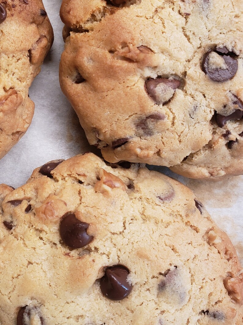 DIY Giant Chocolate Chip Cookies Levain New York Chocolate Etsy