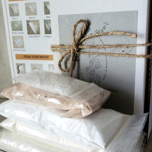 DIY Baking Kit Festive Gift Box, Swedish Scandinavian Kanelbullar Buns, Breakfast in Bed, DIY Learn to Make Bread Kit image 6