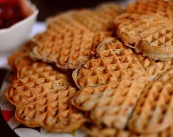 Swedish Cardamom Waffle, DIY Breakfast Baking Kit, Activity for Kids Craft Gift