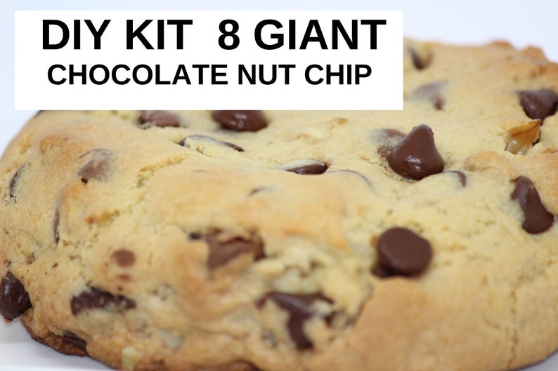 DIY Chocolate Chip Cookie KIT, Giant Make at Home Levain Cookie Kit, Cookie Mix Lovers Adult Craft Kit, Experience Gift image 3