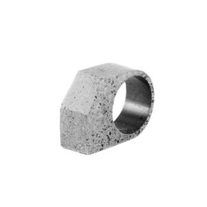 anneau en béton, bijoux en béton, anneau minimaliste, anneau d&#39;architecte, anneau conceptuel, bijoux beton, anneau minimaliste, bijoux brutalistes