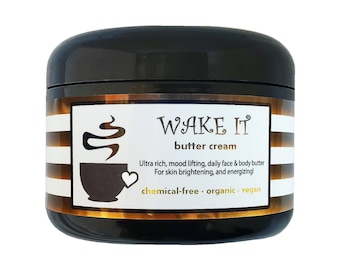 Wake It Cream - Intoxicating, rich, vitamin-packed, ALSO does way more! *SCROLL review images to see SO many ways it can help! vegan/organic