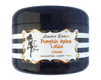 Limited Edition Pumpkin Spice Latte cream -Vitamin-packed organic for daily use & more *SCROLL review images to see SO many ways it can help