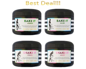 Best deal! During+after pregnancy (even decades after) organic butter cream+scrub. **SCROLL review images to see SO MANY ways it can help!