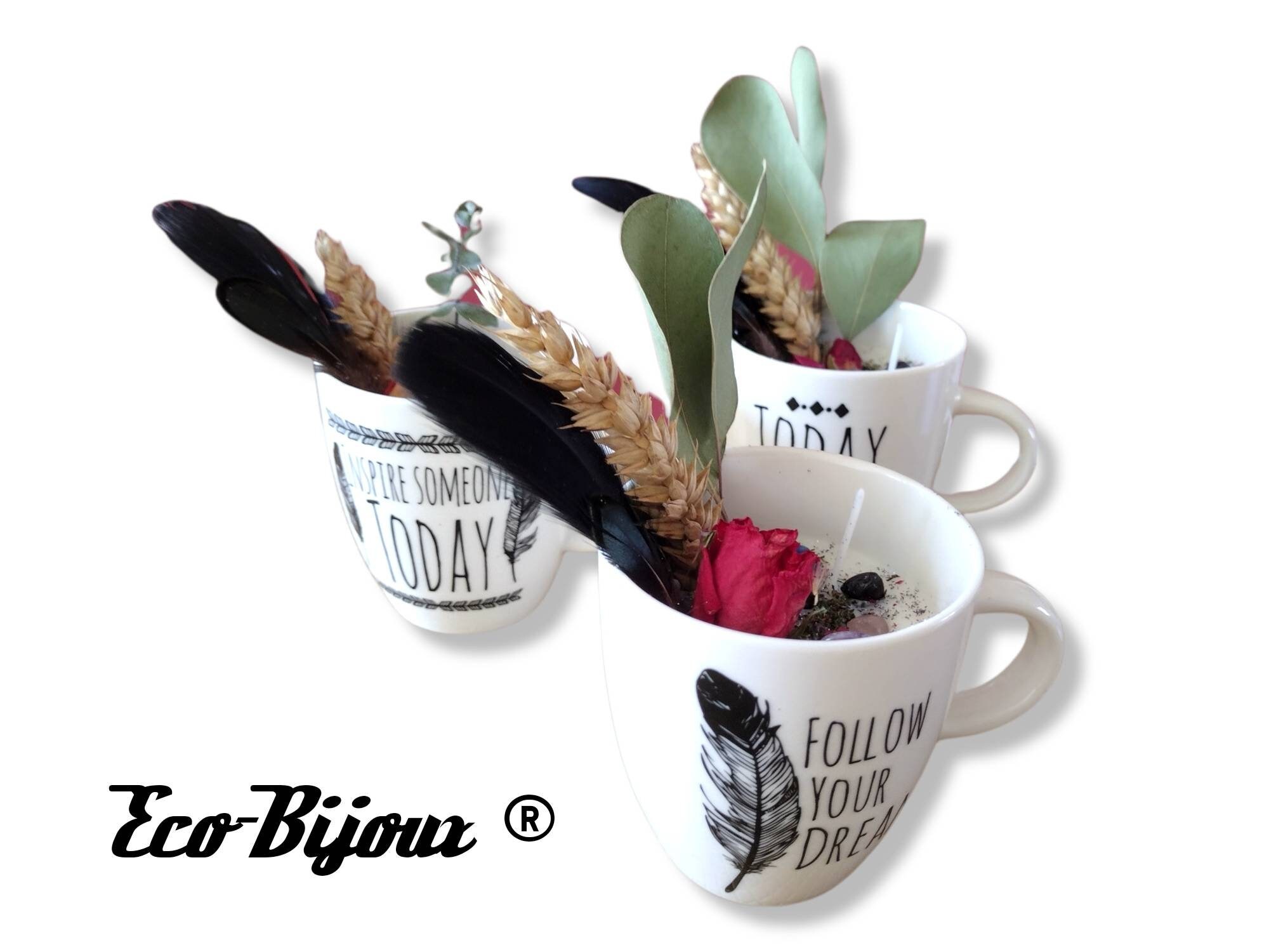 Bougie Végétale Décorée et Parfumées