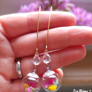 Boucles d'oreilles Printemps. 2