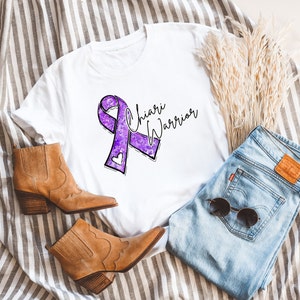 Chiari Warrior Purple Ribbon Tee | Sublimation | Chiari Malformation | Chiari Awareness