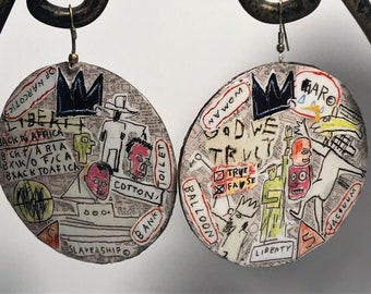 basquiat earrings