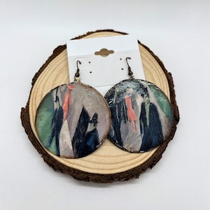 pendientes kirchner reciclados originales y únicos