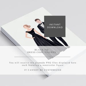 Hochzeit Dress Code Karte, Hochzeit Kleidung Karte, Black Tie Hochzeit, Hochzeitseinladung, Gast Kleidung Karte