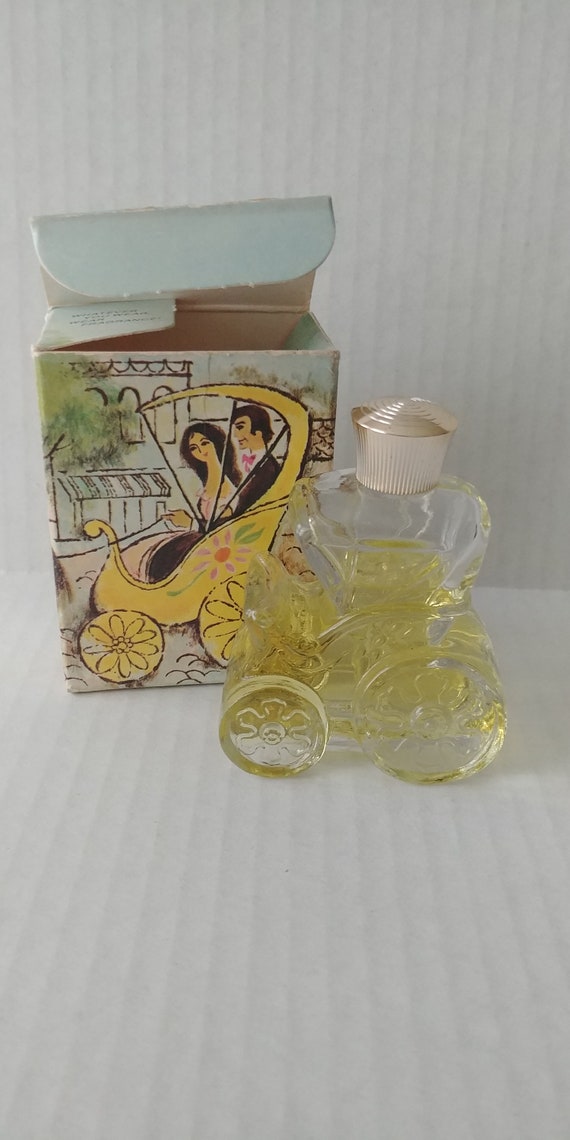 Vintage Avon Courting Carriage Moonwind Courting Rose 1974 | Avon perfume