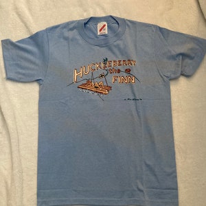 Vintage Huckleberry The Finn Kids Children T Shirt 14