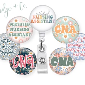 ANDGING Back & Body Hurts Nurse Badge Reel Cute Funny Badge Reels  Retractable for Nurses Badge Clip CNA LPN LVN ID Card Badge Holder with  Alligator