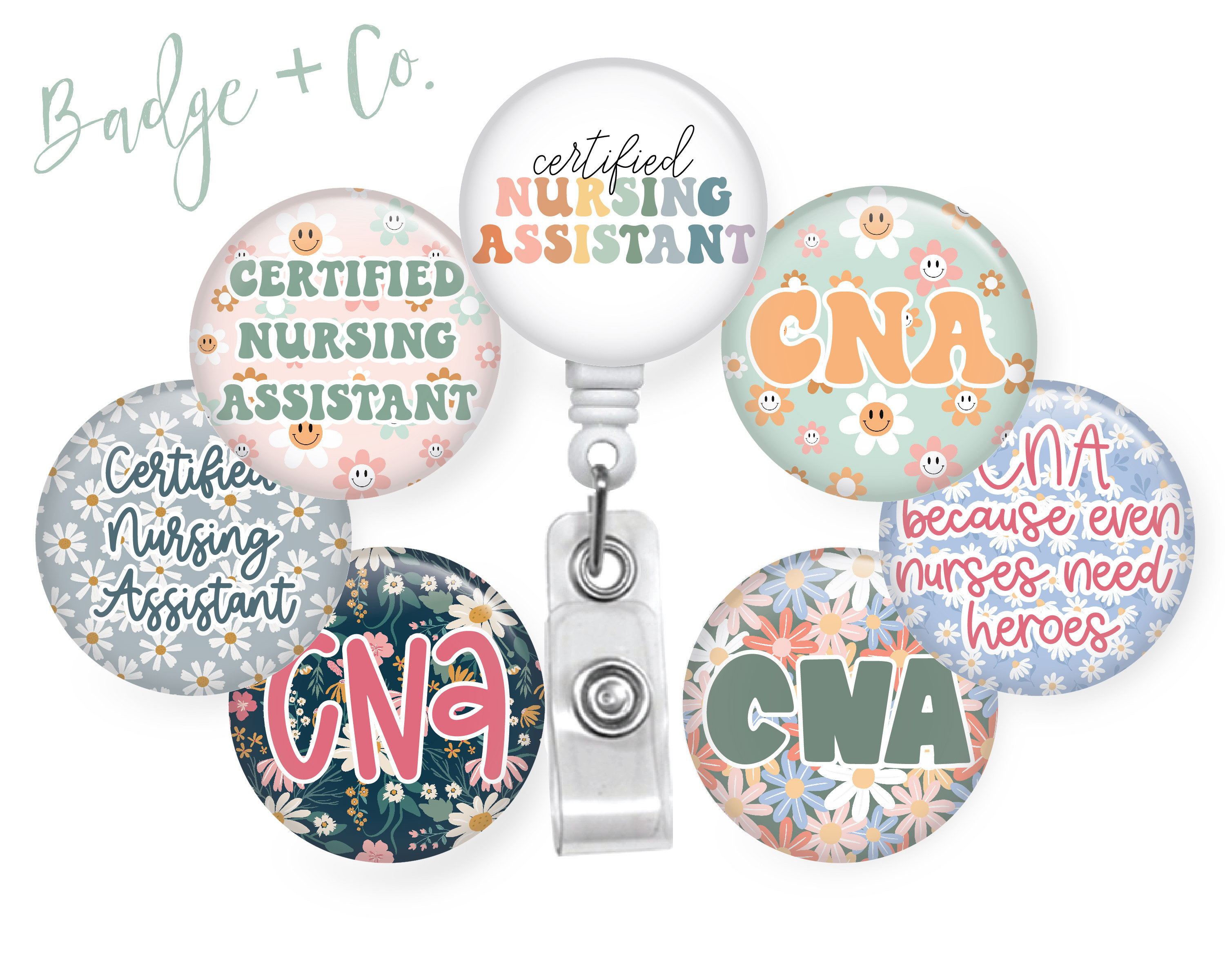 Certified Nursing Assistant Badge Reel – Jessica Ku Design