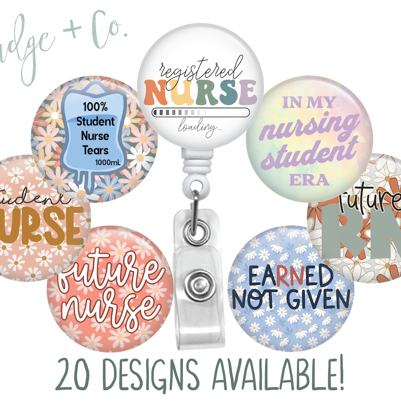 Nursing Badge Reel Etsy — free download