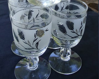 Frosted 80s Drinking Glass, Peach and Green Paint Swipes Design - Etsy  Canada