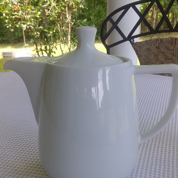 vintage Gevalia porcelain coffee pot.