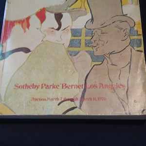 vintage Sotheby&#39;s auction catalog from the 70&#39;s.