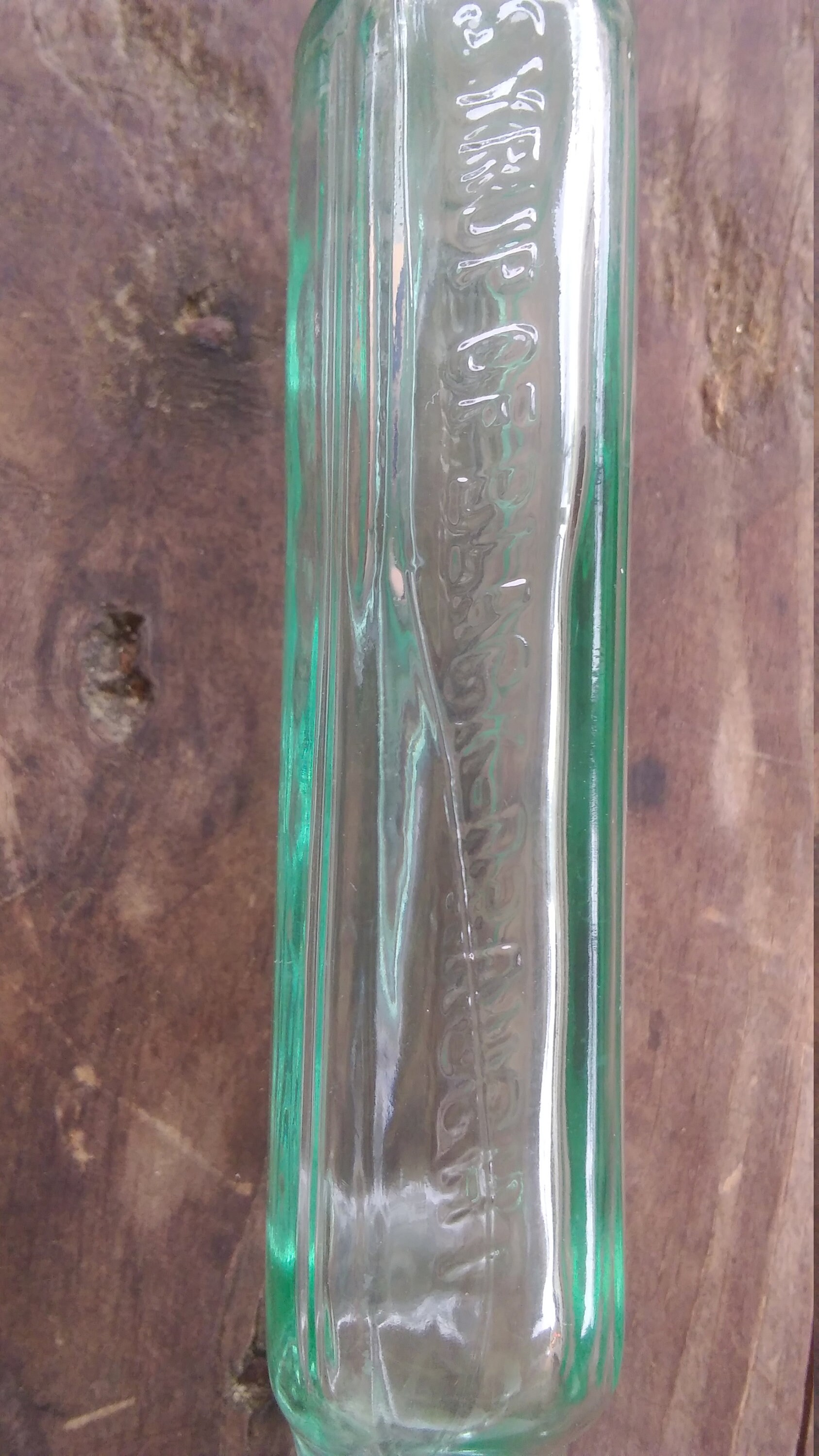 Vintage Medicine Bottle Early 20th Century , " Syrup of Black Draught