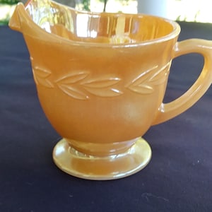 vintage Fire-King lusterware creamer
