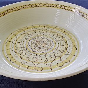 vintage M/S Pottery salad bowl, &quot;Sierra&quot; pattern.  60&#39;s dish.