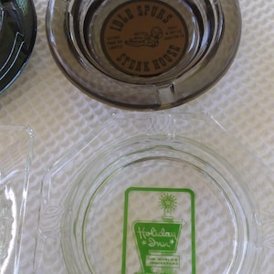 vintage ashtrays from restaurants, hotels, and casinos.  Please read the description before you order.
