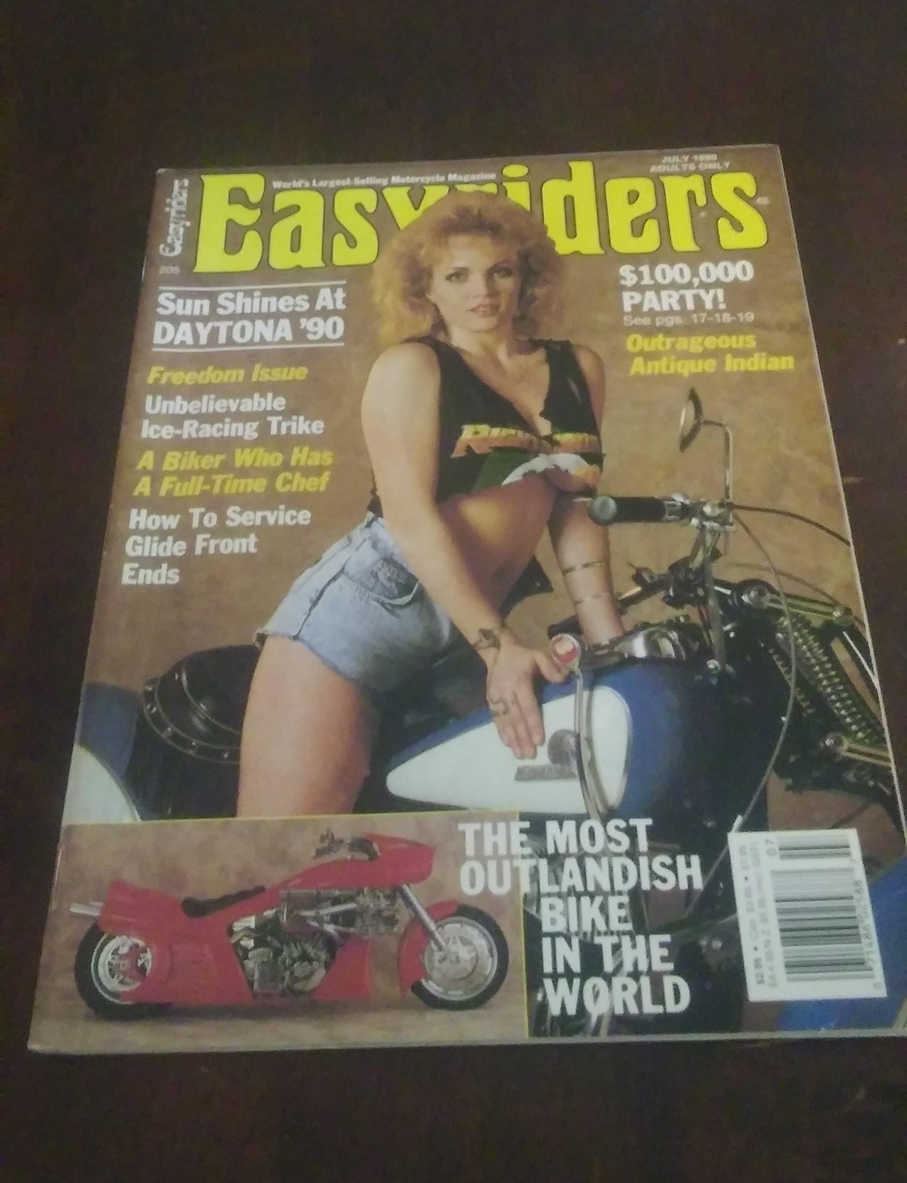 1990 Easyriders magazines, only July left.