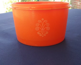 TUPPERWARE VINTAGE BOÎTE Soleil années 70 Orange EUR 8,00 - FR