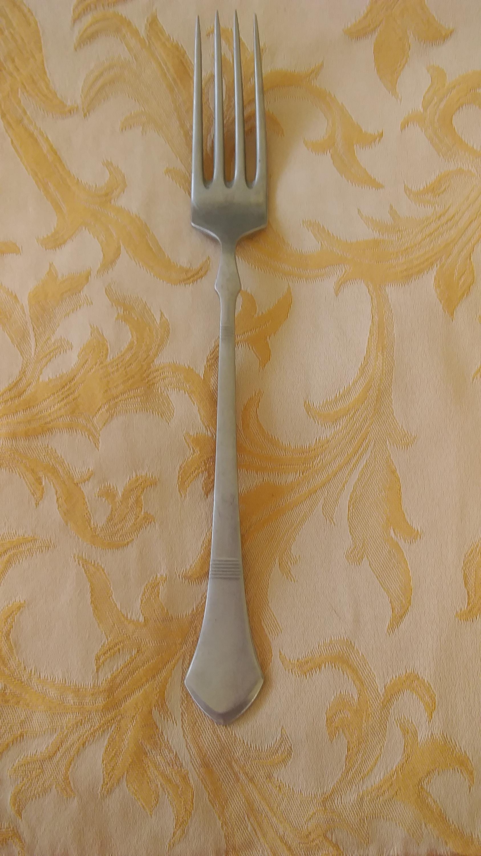 Berndorf Alpacca Art Deco Style Vintage Dinner Fork From the