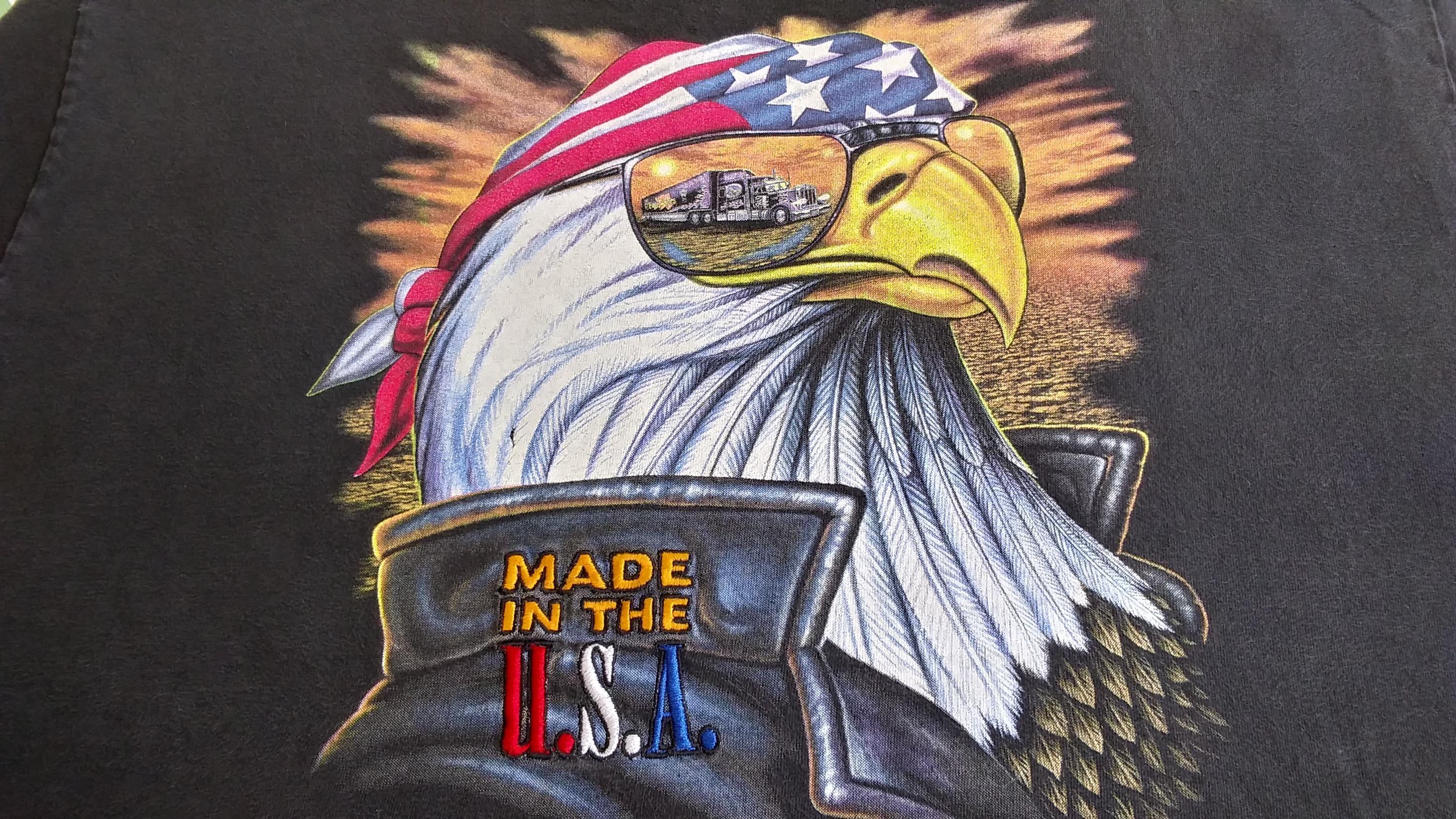 90's Easyriders T-shirt, Eagle With Sunglasses and a Bandana. - Etsy