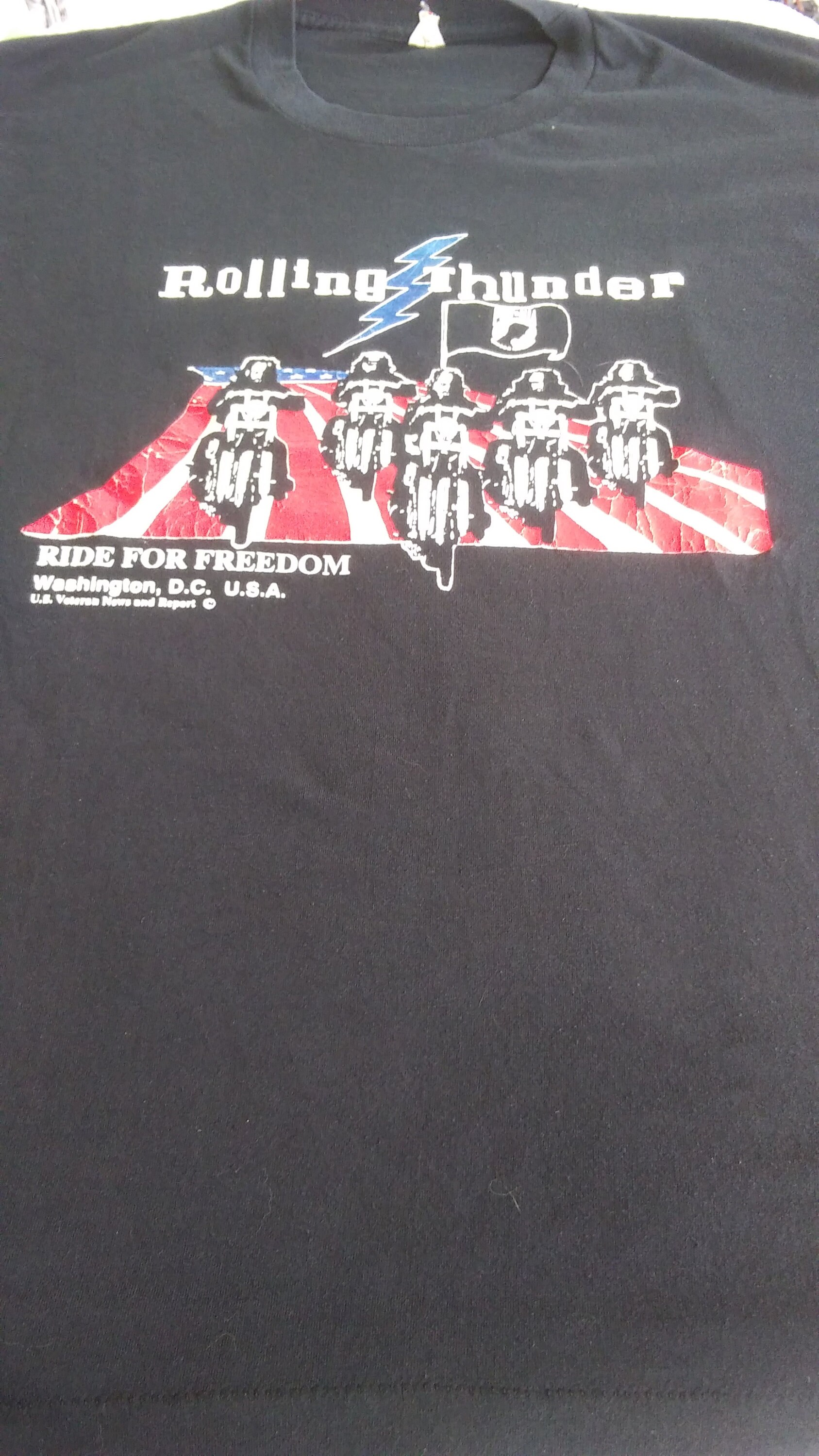 Vintage Rolling Thunder Tee From the 70's. Super Rare! - Etsy