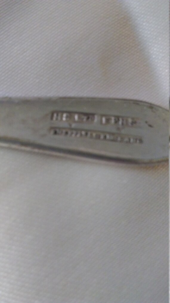 vintage silver plated horsd/'deuver fork