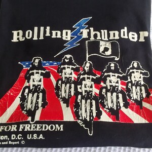 トップス RARE Rolling Thunder T-SHIRT Rolling Thunder Shirt - Etsy Canada
