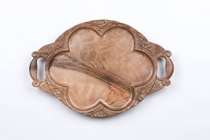 Handmade Wooden Serving Tray Antique Serving Tray Handmade Etsy