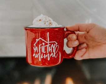 Ya Filthy Animal Mug | Christmas Mug | Holiday mug