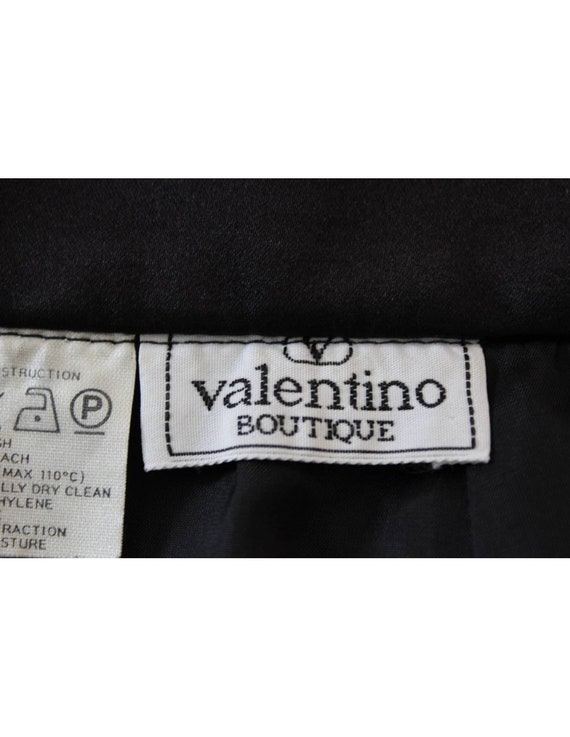 Valentino Boutique Vintage Evening Skirt Satin Ve… - image 5