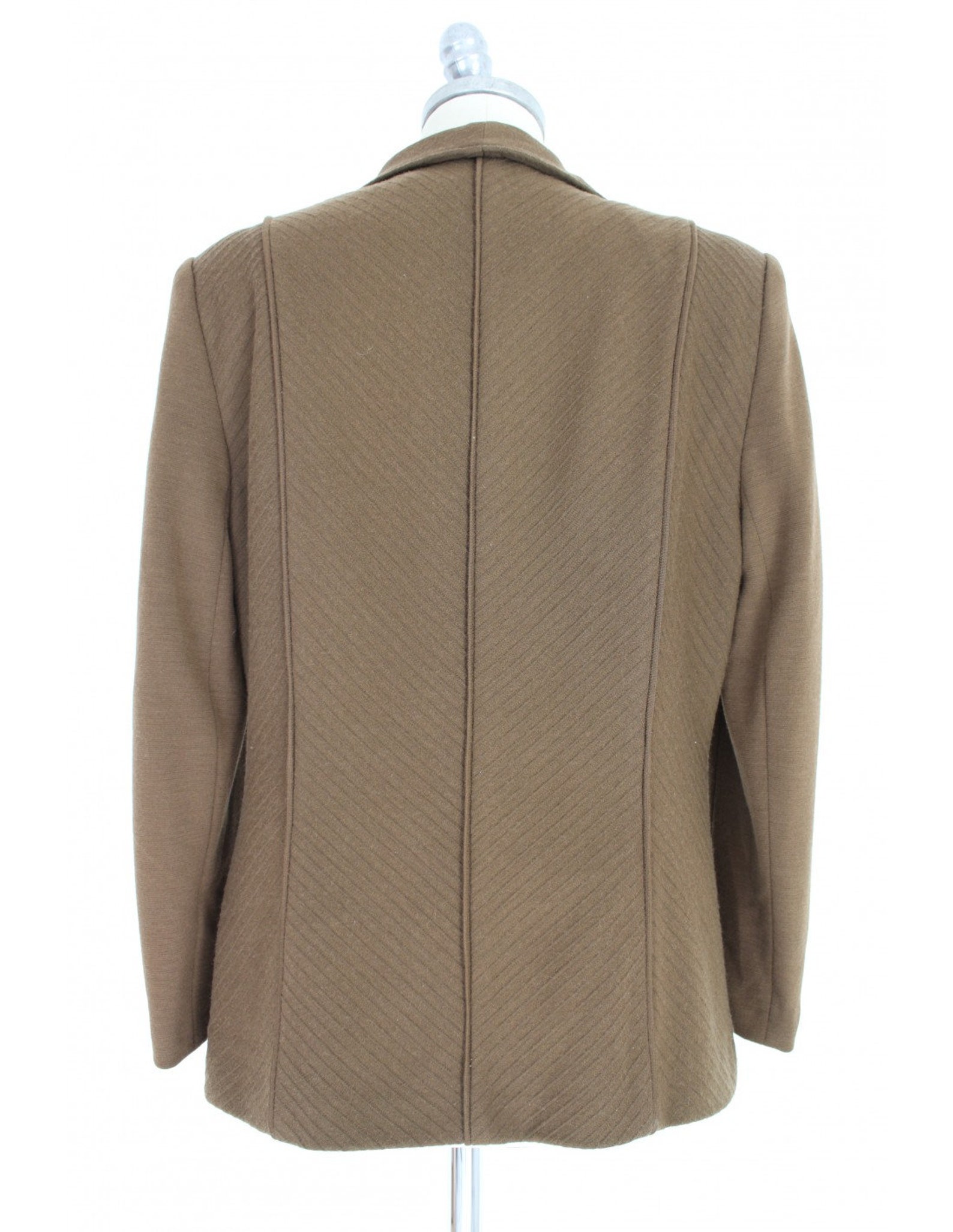 Pierre Cardin Vintage Jacket Classic Wool Brown | Etsy