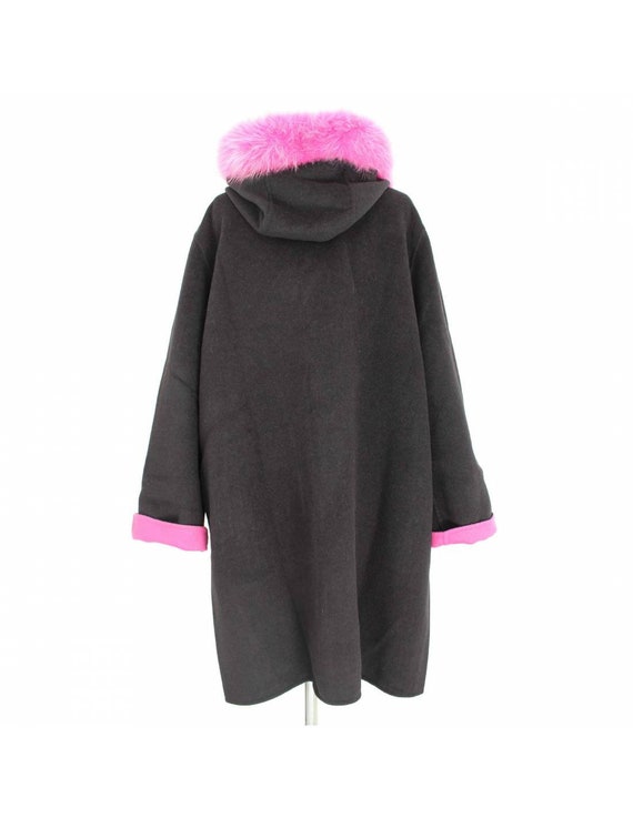 Escada Coat Fur Fox Double Face Wool Angora Vintage B… - Gem