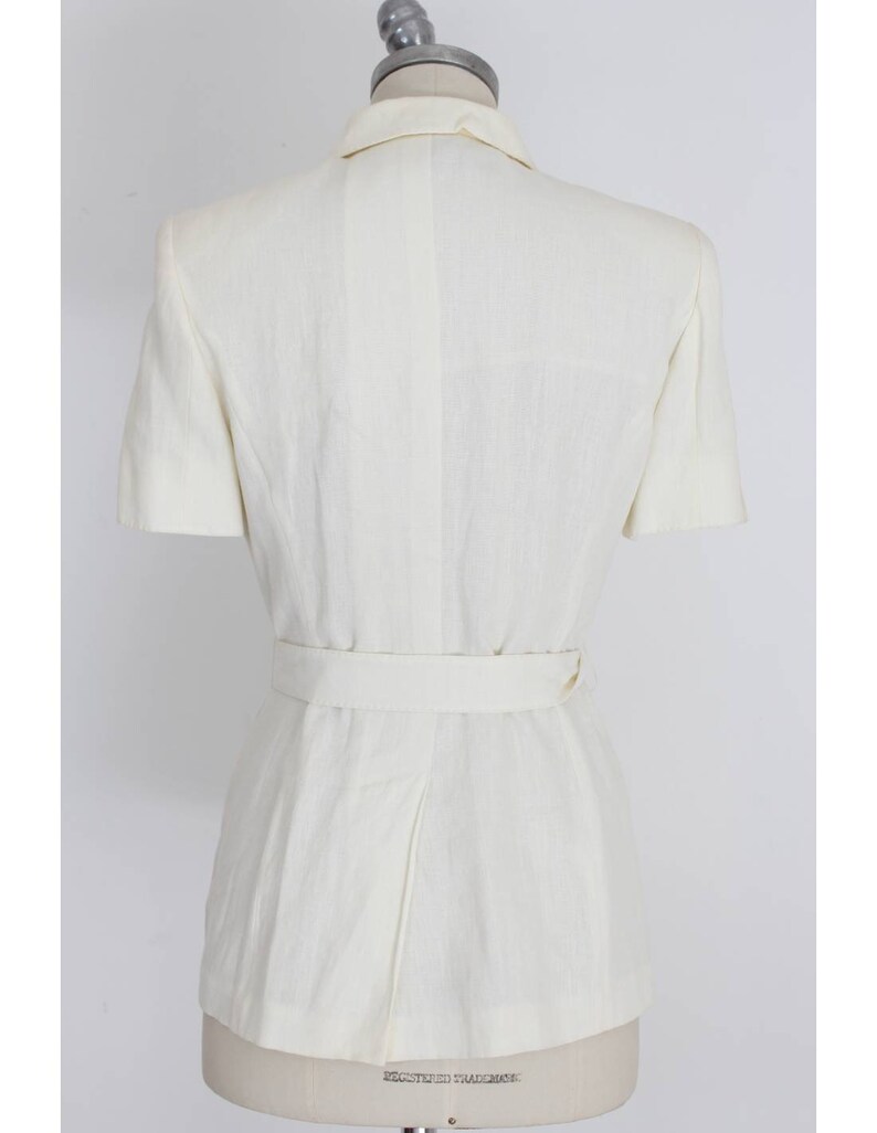 Max Mara Vintage Saharan Shirt Linen Beige
