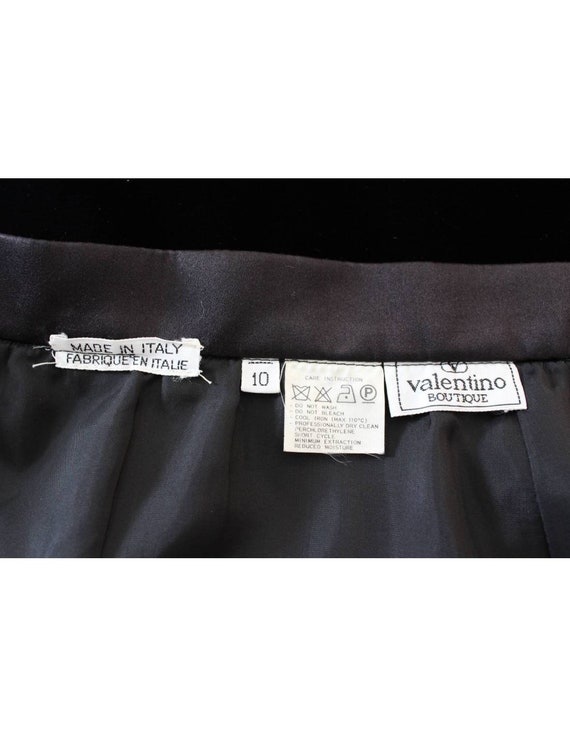 Valentino Boutique Vintage Evening Skirt Satin Ve… - image 6