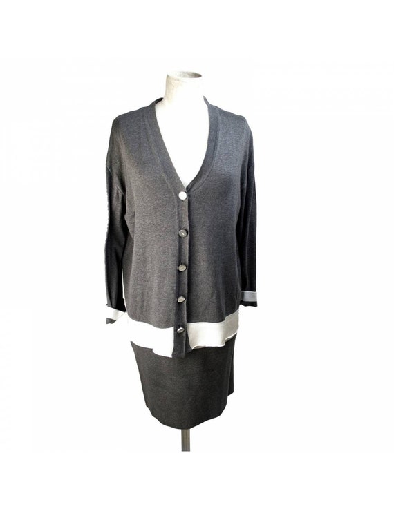 Gianfranco Ferrè Gray Vintage Silk Suit