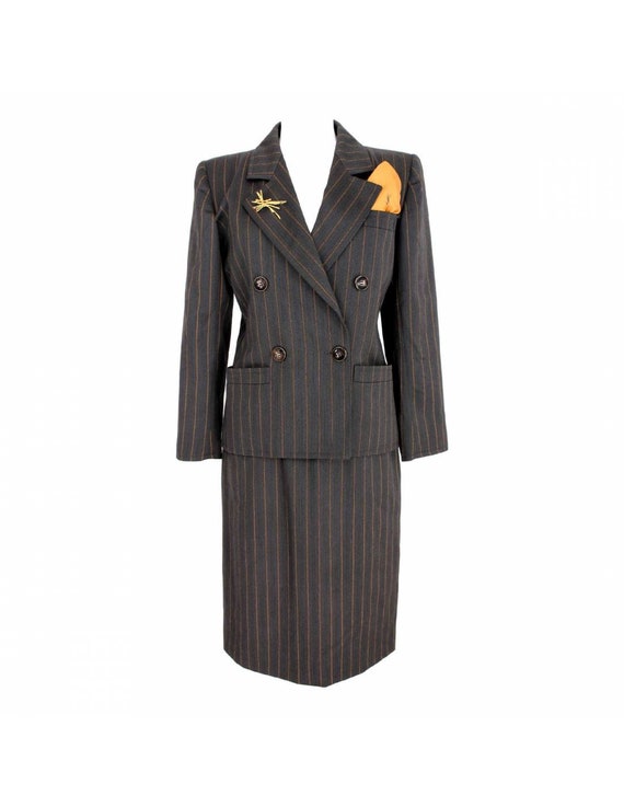 Yves Saint Laurent Rive Gauche Skirt Suit Dress Do